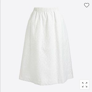 J. Crew Factory A-Line Cotton Skirt